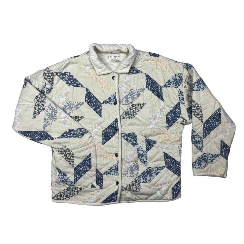 Z Supply Maya Patchwork Quilted Jacket • Womens X-Small